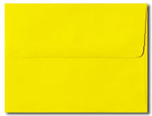 Yellow Laminated Envelope 11 x 5